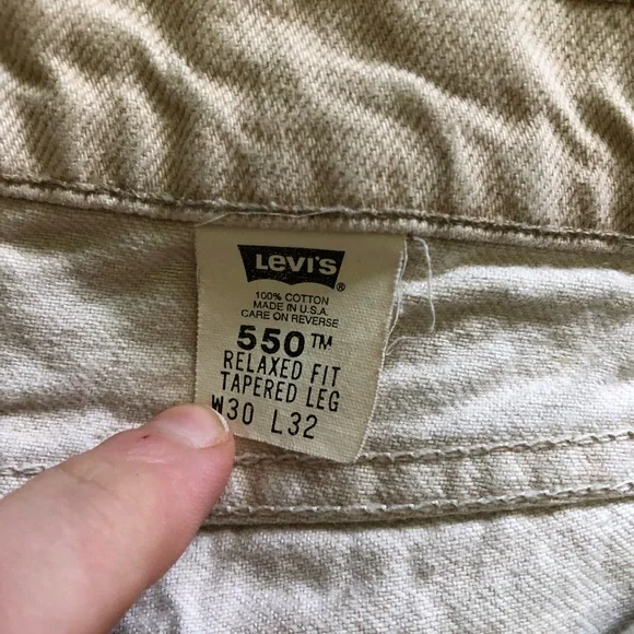 Vintage 550 Orange Tab Levi’s